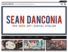 Tablet Screenshot of danconiacreative.com